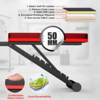 Banc de musculation professionnel multi-positions réglable pour la musculation complète du corps, idéal pour la maison et la salle de sport