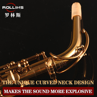 Manufacturer Wholesale Retail Eb Popular Grade Classic Structure Gold Lacquer Q3 Alto Saxophone