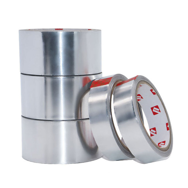 Industrial Grade High Temperature Heat Resistant Aluminum Foil Tape Wholesale HVAC Duct Insulation Tape