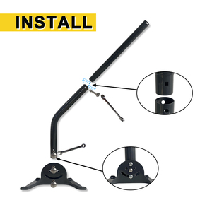 <span class=keywords><strong>Antenne</strong></span> JH-Mech J Pole pour extérieur, base solide, support mural résistant aux intempéries, support d'<span class=keywords><strong>antenne</strong></span> en aluminium réglable - Product Image 3