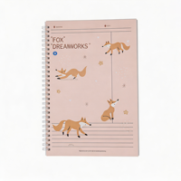 Cuaderno Espiral con Diseño de Animales Kawaii, Cuaderno Espiral de Tapa Dura B5, Cuaderno Espiral de Tapa Dura Personalizado al por Mayor