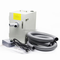 Extracteur de poussière à faible bruit pour laboratoire dentaire 550W, 120m³/h, unité d'aspiration à double tube, aspirateur de poussière dentaire