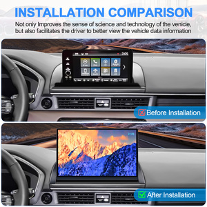 หน้าจอสัมผัส NaviHua ขนาด 12.8 นิ้ว รองรับ Carplay ระบบแอนดรอยด์ สำหรับความบันเทิงในรถยนต์ มัลติมีเดีย Carplay ระบบเสียงแอนดรอยด์ สำหรับรถยนต์ฮอนด้า พายล็อต ปี 2023-2025 - Product Image 5