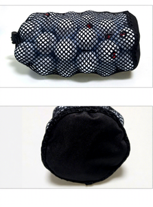 Sac de rangement en maille de nylon pour balles de golf, pochette de sport à cordon, porte-balles de tennis, capacité de 15, 25 ou 50 balles - Product Image 4