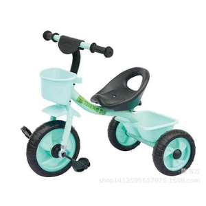 Children's Pedal Tricycle SB-001 Color Mix Iron Frame Foaming Wheels 1-3 Years Old Kids Tricycle - Product Image 4
