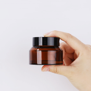 Pot de crème <span class=keywords><strong>en</strong></span> <span class=keywords><strong>verre</strong></span> dépoli de peinture 15g 30g 50g Emballage cosmétique vide pour soins de la peau pour femmes - Product Image 1