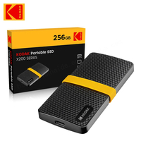 Disque Dur Externe SSD KODAK X200 1 To USB 3.1 pour Ordinateurs Portables, Smartphones, PS4, PC, Mac, TV (Disponible en 256 Go, 512 Go, 1 To)