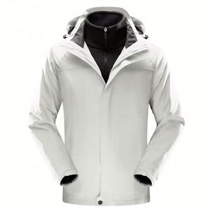 Design Unisex Polyester Outdoor <b>Jacket</b> Custom Men's Sportswear Hoodie Soft Shell Windbreaker With Zip Adults' Wear - Product Image 6