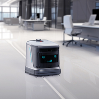 Robot Comercial de Limpieza y Barrido con Detección de Objetos por IA, Elevación Automática PLC, Lavado de Suelos, Control por APP y Motor de Succión de 20000 Pa
