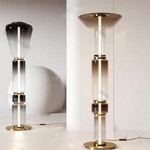Lámpara de Pie de Vidrio Creativa Minimalista Nórdica para Dormitorio, Lámparas de Estudio Modernas y Únicas para Sala de Estar, Hotel, Sala de Exposiciones - Product Image 2