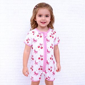 Mono de Manga Corta para Bebé, Personalizado con Dibujos Animados, 95% Bambú, 5% Spandex, Alta Calidad, Sin Costuras, Ecológico, Venta al Por Mayor, Marca Mia - Product Image 3