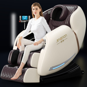 Jingdian Massage <b>Chair</b> Beige 31-60 Airbags Railless <b>Zero</b> <b>Gravity</b> Full Body Massage Home Commercial Use - Product Image 3