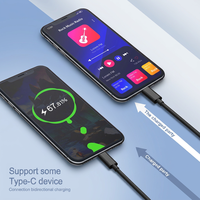 Kabel USB C ke USB C 100W 5A PD Pengisian Cepat 20V 5A, Kabel Data Tipe C, Kabel Tembaga Bebas Oksigen Fleksibel TPE 480Mbps untuk Laptop