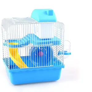Cage De Hamster Petit Animal Maison pour Hamster Nouveau Design Personnalisé Pliant En Plastique Oiseaux Solide Jaula De Plastico Para Hamsters CN;GUA
