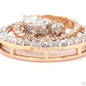 Impresionantes Pendientes de Diamantes de Oro para Mujer, Brillo Clásico y Elegante, Joyería Fina, Regalo para Bodas y Fiestas - Product Image 2