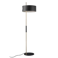 Lampe sur pied moderne de luxe pour la décoration du salon, lampe sur pied haute avec abat-jour en tissu, lampe sur pied LED d'intérieur