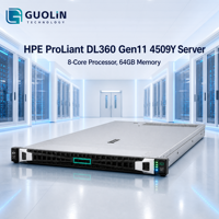 Server Rak 1U HPE ProLiant DL360 Gen11 4509Y MR408i-o 4GB RAID 2x480G SSD 2x1000W RPS Server Tugas Berat Kritis-Misi