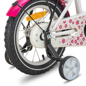 Vélo Enfant Garçon Monovitesse en Acier avec Porte-Bagages Arrière, Frein V, Roues d'Apprentissage 12-14 Pouces – Nouveau Design Tendance – Offre Spéciale - Product Image 3