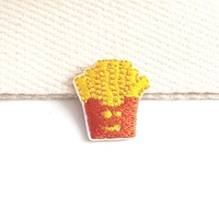 Patchs brodés en gros sur le thème des collations variées, appliques thermocollantes en forme de pain, œufs et nouilles pour vêtements, sacs et loisirs créatifs DIY