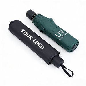 Parapluie pliant manuel 3 sections personnalisable avec logo, idéal pour la pluie, vente en gros, promotionnel, cadeau d'entreprise, offre spéciale - Product Image 1