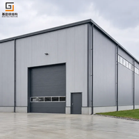 Almacén de Estructura de Acero Prediseñado Resistente al Viento, Edificio Metálico Galvanizado Personalizado para Proyectos de Almacenamiento Industrial