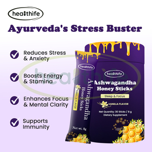 Bổ sung năng lượng tập trung tinh khiết Hữu Cơ Mật Ong Himalaya shilajit mật ong gói Ashwagandha mật ong gậy - Product Image 3