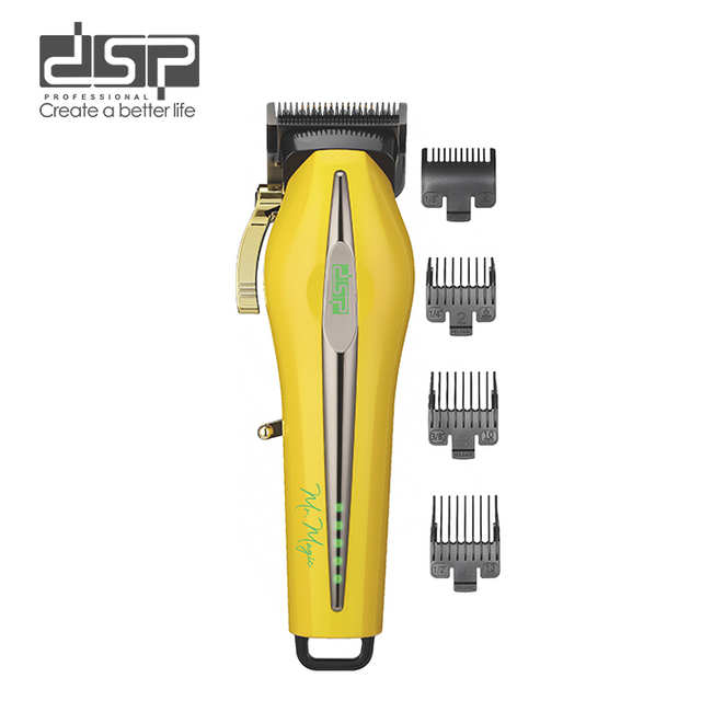 DSP Cordless Rechargeable Hair for with 18650 Lithium Battery Constant Speed 7000RPM Motor Low Noise 4-Speed Adjustable Blades