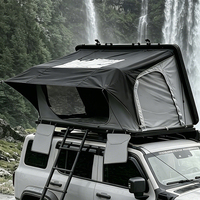 Tente de toit de qualité supérieure pour 4 personnes, SUV, coque rigide triangulaire en aluminium, 4x4, imperméable