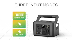 600W 500Wh 135200mAh 휴대용 캠핑 외부 리튬 배터리 팩 휴대용 발전소 순수 사인파 발전기 - Product Image 6