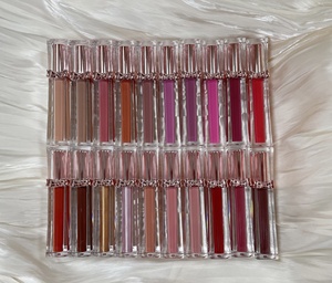 Vente en gros de <span class=keywords><strong>rouge</strong></span> à lèvres liquide mat cosmétiques marque privée étanche végétalien sans cruauté aux animaux 20 couleurs <span class=keywords><strong>rouge</strong></span> à lèvres velours métallique - Product Image 1