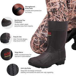 Cuissardes <span class=keywords><strong>de</strong></span> <span class=keywords><strong>chasse</strong></span> TOPIND imperméables <span class=keywords><strong>avec</strong></span> <span class=keywords><strong>bottes</strong></span> en caoutchouc isolées - Product Image 6