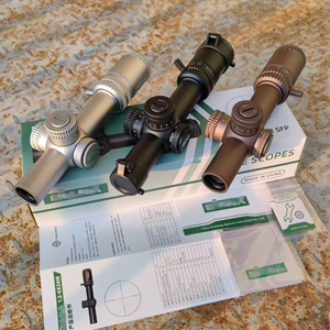 Cannocchiale <span class=keywords><strong>da</strong></span> Caccia 1.2-6X24 SFP a Lungo Raggio con Illuminazione Rossa e Verde, Mirino Ottico Tattico Reflex, Telescopio con Tubo <span class=keywords><strong>da</strong></span> 30mm a Parete Sottile - Product Image 3