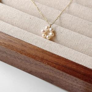 Collar de Perlas de Lujo Ligero para Mujer, con Cadena para Clavícula, Hermosas Donas, Guirnaldas de Flores Naturales, Nueva Llegada - Product Image 4