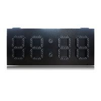 Jhering jam dinding Digital awet, jam dinding Digital luar ruangan dengan tampilan LED termometer dan fungsi Stopwatch