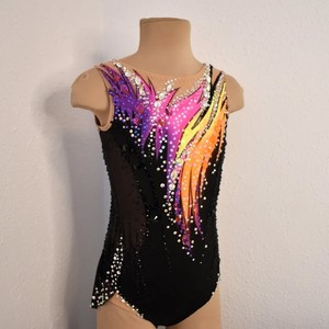Justaucorps de gymnastique artistique pour enfants à <span class=keywords><strong>prix</strong></span> d'usine, entièrement personnalisé, costumes de performance de gymnastique rythmique - Product Image 1