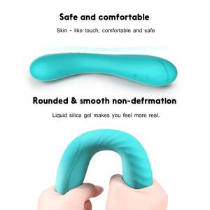 AIERSHA Leistungs starker G-Punkt-Vibrator Sexspielzeug für Erwachsene Voll silikon Weich vibrierender Dildo massage gerät Klitoris stimulator - Product Image 4
