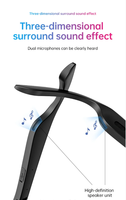 Lunettes Intelligentes IA pour Sports de Plein Air, Lunettes de Soleil Tendance avec Écouteurs Sans Fil, Traducteur et Commande Vocale