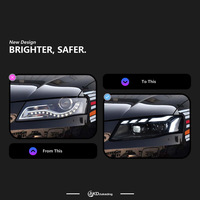 Phares avant Audi A4 B8 0812 style RS avec projecteur LED, feux de jour et clignotants séquentiels OLIVER Car China