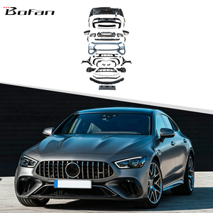 Kit carrosserie style <span class=keywords><strong>AMG</strong></span> GT63 S pour <span class=keywords><strong>AMG</strong></span> <span class=keywords><strong>GT</strong></span> <span class=keywords><strong>4</strong></span> <span class=keywords><strong>portes</strong></span> X290 <span class=keywords><strong>2021</strong></span>+ – Pare-chocs avant, diffuseur arrière, jupes latérales – Ajustement direct, non peint, en PP - Product Image 1