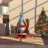 Décorations de jardin haut de gamme : Décoration de pelouse décorative en résine, résistante aux intempéries, écologique, artistique, personnalisée, en forme de bâton de marche de gnome, vente en gros