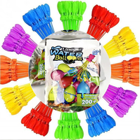 Vente en gros de ballons à eau en latex de 3 pouces 216 pièces/sac auto-scellants à remplissage rapide et ballons à eau de bombe magique d'été en plein air