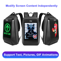 Sac à dos LED Écran personnalisé Usine Lumineux Promotion Equitation Mobile Publicité Sac à dos Écran d'affichage électronique Led Cartable