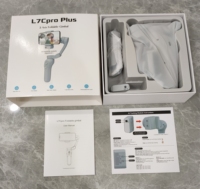 L7C Pro Plus Tragbarer Smartphone-Gimbal-Stabilisator Handgehaltener Kamera-Gimbal Einstellbarer Smartphone-Stabilisator für Reise-Vlogs