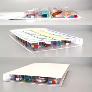 Récipient de distribution de médicaments de 31 jours Boîte d'emballage médical scellé à froid Emballage blister de pilules portable Carte blister - Product Image 1