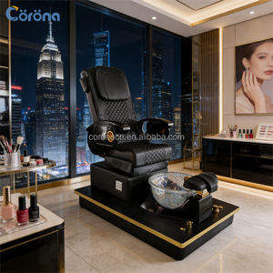 <span class=keywords><strong>Chaise</strong></span> de spa pour pédicure ergonomique, construction durable, pour salon de manucure avec bol à pieds en verre - Product Image 1