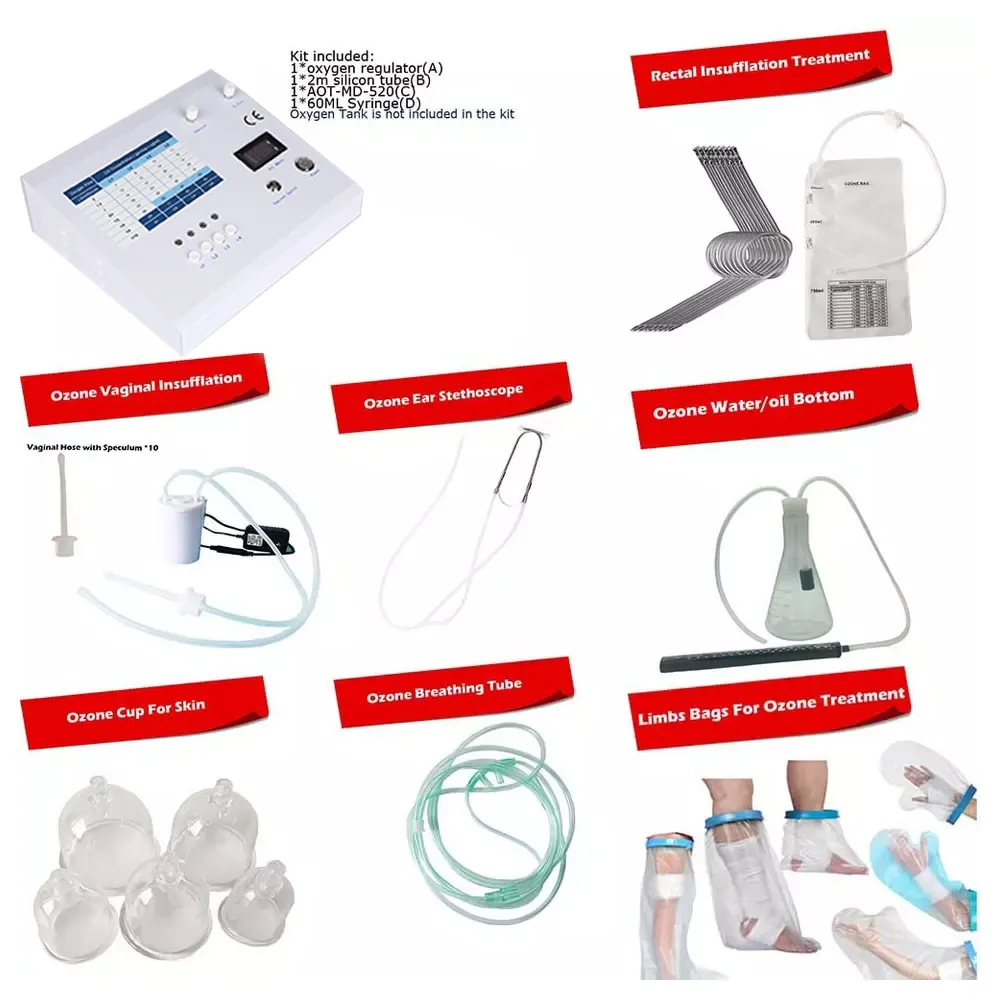 German Technology Vein Injection Ozone Therapy Machine In Blood 7-105ug/L