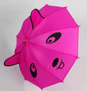 Enfants danse artisanat parasol grenouille parapluie créatif dessin animé motif oreille parapluie