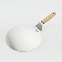 Offre Spéciale : Spatule à Pizza en Acier Inoxydable avec Manche en Bois – Fabricant de Spatules et Couteaux à Pizza