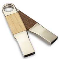 Clé USB 2.0 en Bois Ultra-Fine Personnalisable avec Logo – 4 Go, 8 Go, 16 Go, 32 Go – Clé USB 4 Go, 8 Go avec Porte-clés Offert, 16 Go