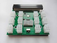 12 Port 6Pin 12V Power Supply Server Adapter Breakout Board Untuk HP 1200W 750W PSU GPU Baru ATX64P6-N02